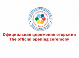 The official opening ceremony of the Cultural Project Delphic Volgograd  2014